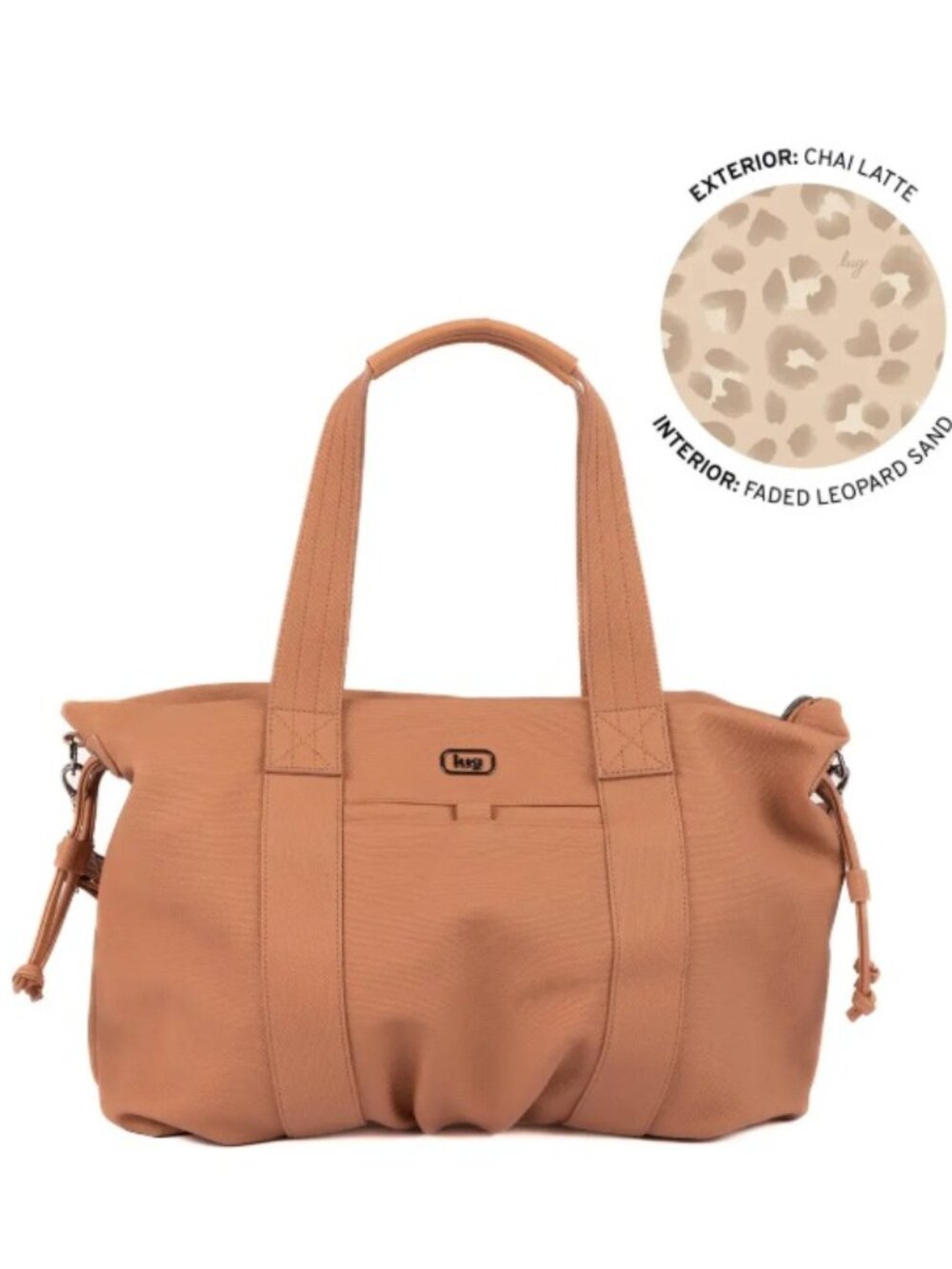 Lug Piper Matte Luxe VL Hobo Tote Bag Chai Latte